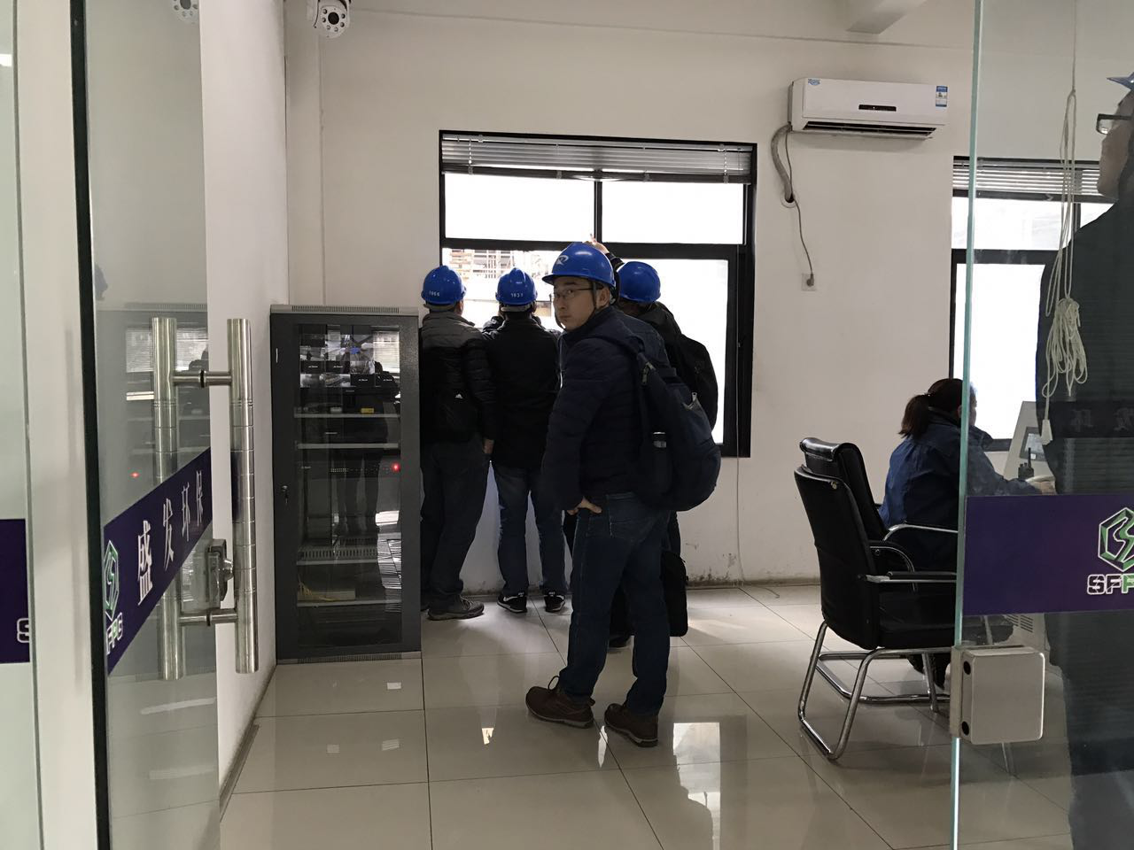 中电环保朱颜勋市场总监到焦作万方项目部参观考察